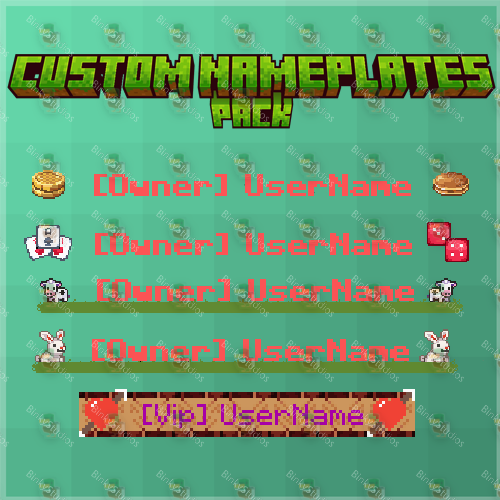 Custom Nameplates Pack