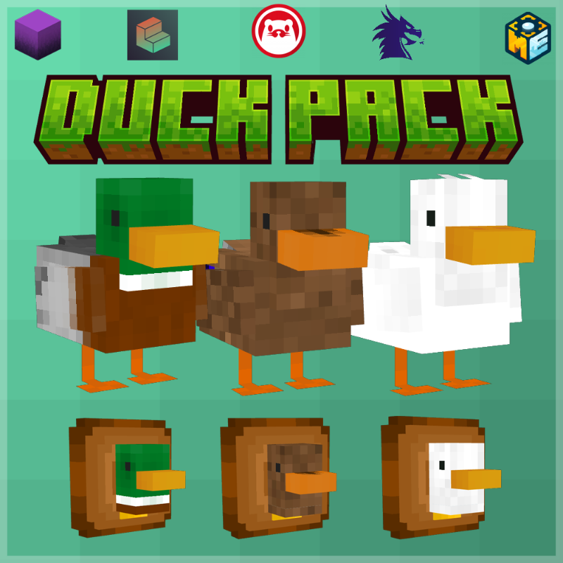 Ducks | 3 Adorable Hats Plushies & Mobs